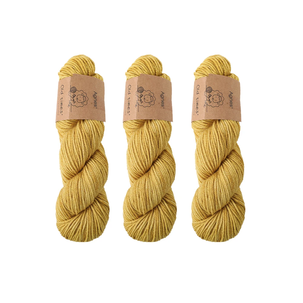 3 stks Breigaren Merinowol Hand Zachte Trui Sjaal Hoed Geweven Regenboog Baby DK Draad 100g/Strand