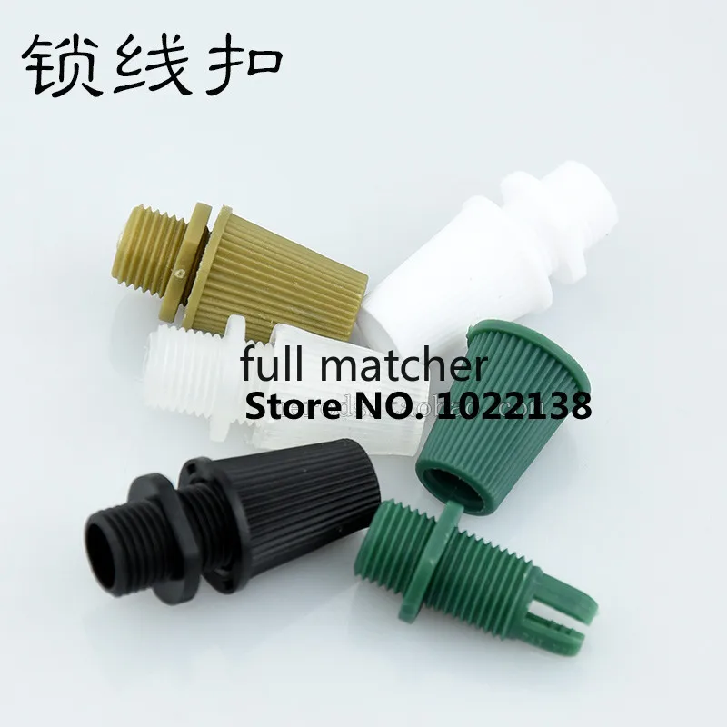 

Plastic Cable Strain Reliefs Wire Clamp Male M10 Thread Cord Grips For Pendant Light Accessories