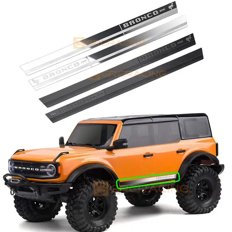 

Trax For TRX4 92076-4 Bronco Metal Stainless Steel Side Skirt Decorative Protective Sheet / Metal Sticker