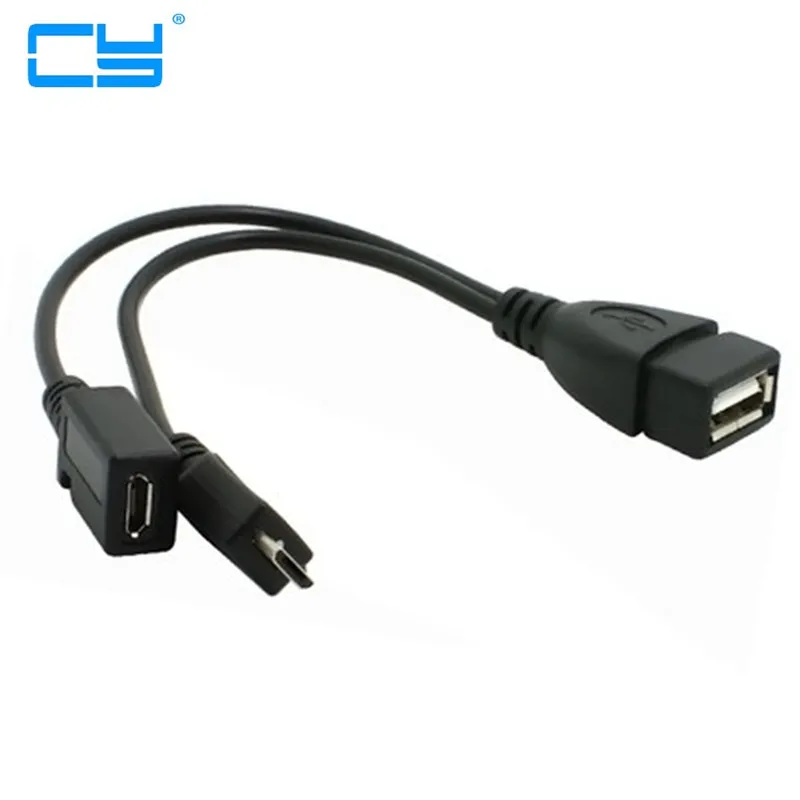 

Mini curto micro usb host otg cabo micro usb com poder para samsung i9100 i9300 i9500 n7000 n7100 i9000 ngansek no carregamento