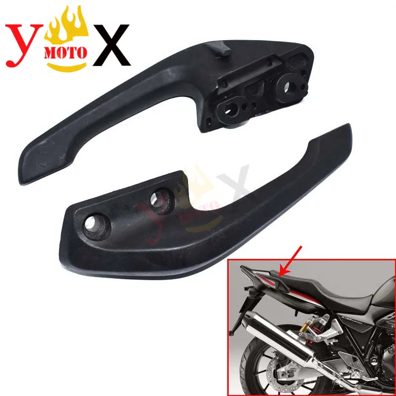 

Street Bike Rear Left&Right Passenger Hand Grip Bar Arm Rail Grab Armrest Handrail Handgrip Plastic For Honda CB400 VTEC 5