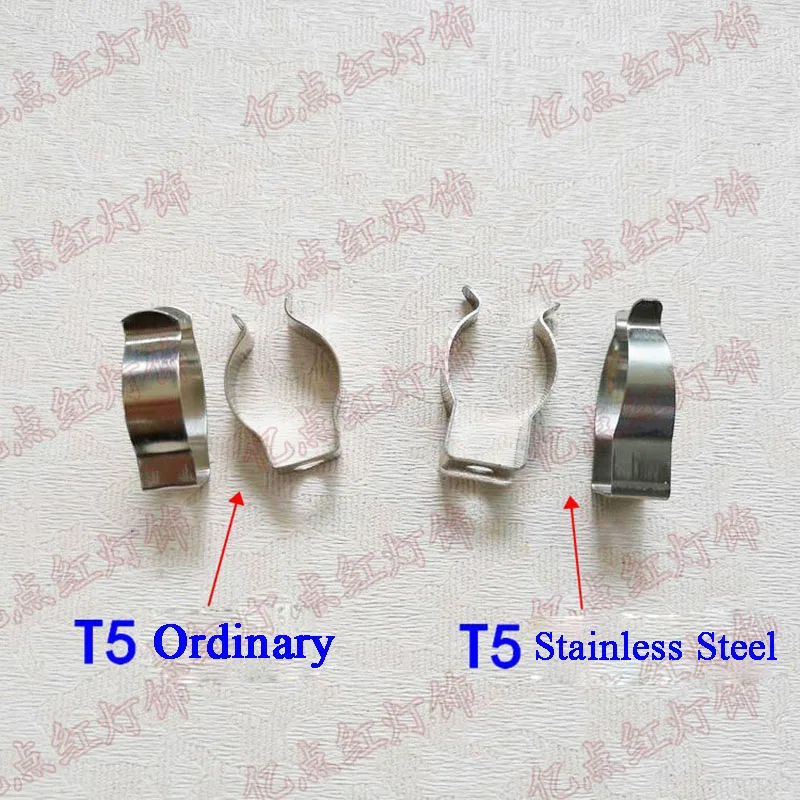 Bracket Clip for Fluorescent Lamp Tube Fixed Clip for LED Lights T4 T5 T8 T10 Bracket Fixing Buckle