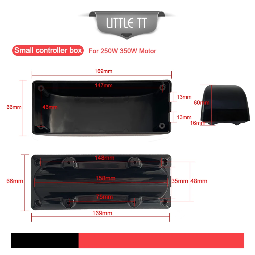 Skrzynka kontrolera roweru elektrycznego, akcesoria do zestawu silnikowego, mały, duży, bardzo duży rozmiar do roweru elektrycznego Mosfet 9, 12