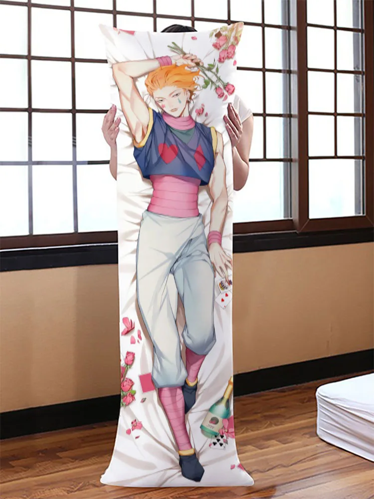 Hisoka Dakimakura Body Pillow Case Genshin Impact Diluc Decorative Cover 150x50cm Home Decoration Pillowcases Printed Long