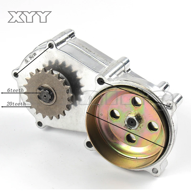 Plating Transmission Gear Box Parts For 47cc-49cc Engine 2-Stroke Clutch Mini Motor Pocket Bike Motorcycle Transmission Gearbox