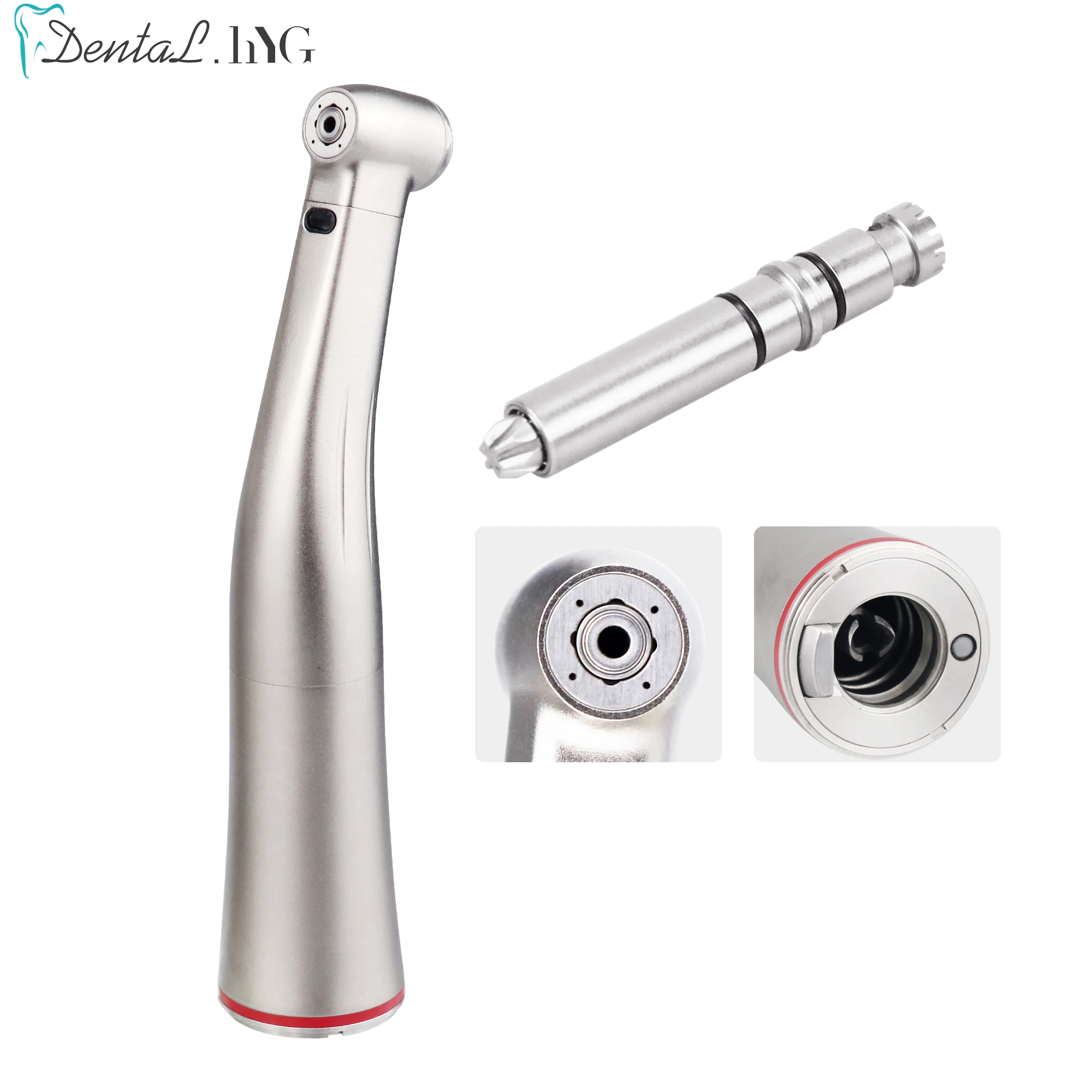 1:5 Dental Fiber Optic Contra Angle High Speed Handpiece Air Turbine Dental Chair Instrument Unit Equipment