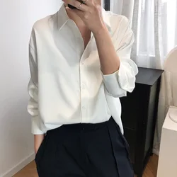 Sherhure 2020 New Women Summer Blouses Chic Design Satin Silk Womens Tops And Blouses Ladies Shirt Blusas Roupa Feminina