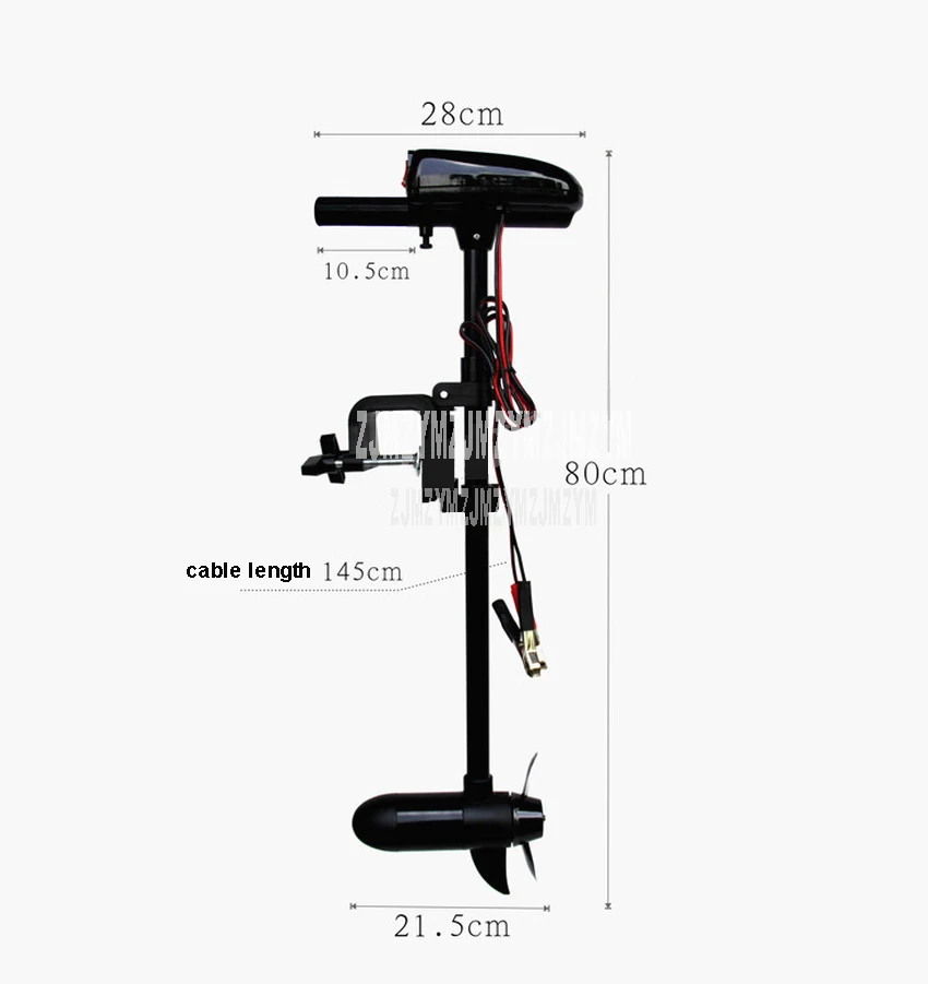 12V Electric Outboard Motor Rowing Boat Engine Max Water Thrust 8kg High Quality Manual Control Motor Drive For Inflatable Boat