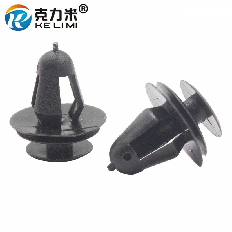 KE LI MI Interior Door Trim Panel Garnish Retainer Clip Black Plastic Rivet Car Universal Auto parts