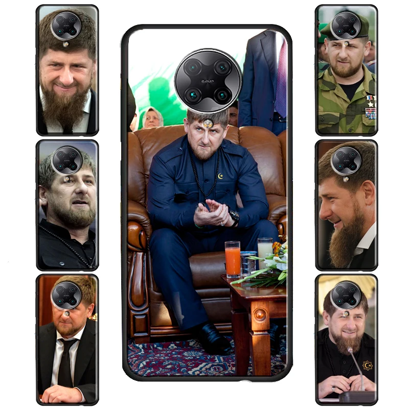 Chechen Leader Ramzan Kadyrov Cover For POCO F3 X3 GT F1 F2 M3 M4 X4 NFC X3 Pro Case For Xiaomi 12 10T 11T Pro Mi 11 Lite