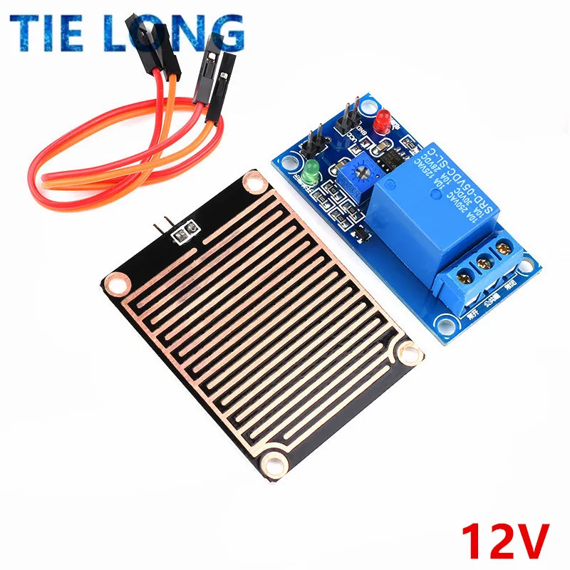 Snow Raindrops Detection Sensor Module Rain Weather Module Humidity For Arduino Relay Control Module Rain water sensor module