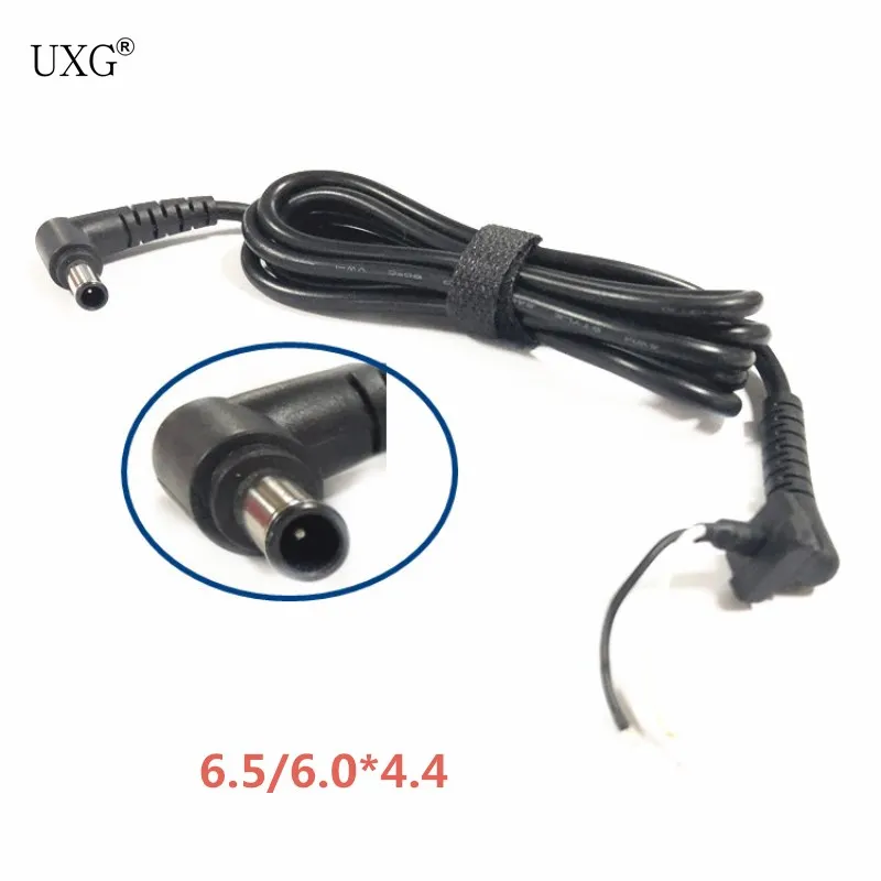 DC 6.5x4.4 6.0*4.4mm wtyczka zasilająca złącze z 1.2 metrowym przewodem/kablem do ładowarki Sony Vaio zasilacz do laptopa