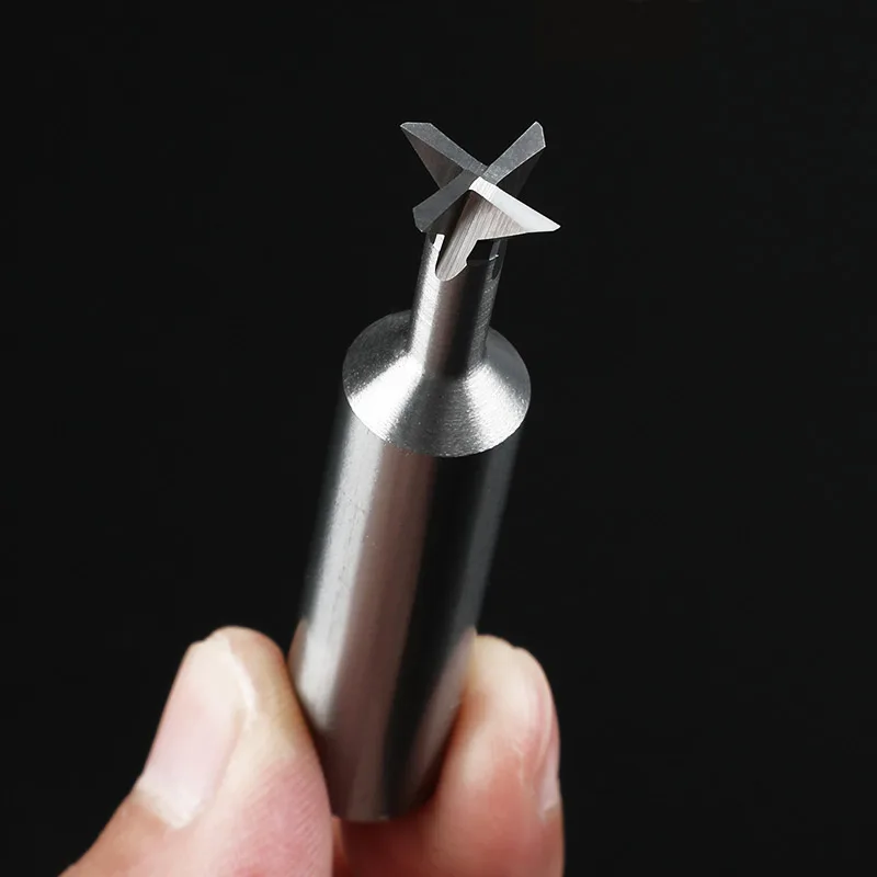 도브테일 커터 CNC 공구 60 90 120 도 6mm 5mm 8mm 10mm 12mm, 솔리드 카바이드 엔드밀 가공 공구 밀링 커터 금속 HRC55