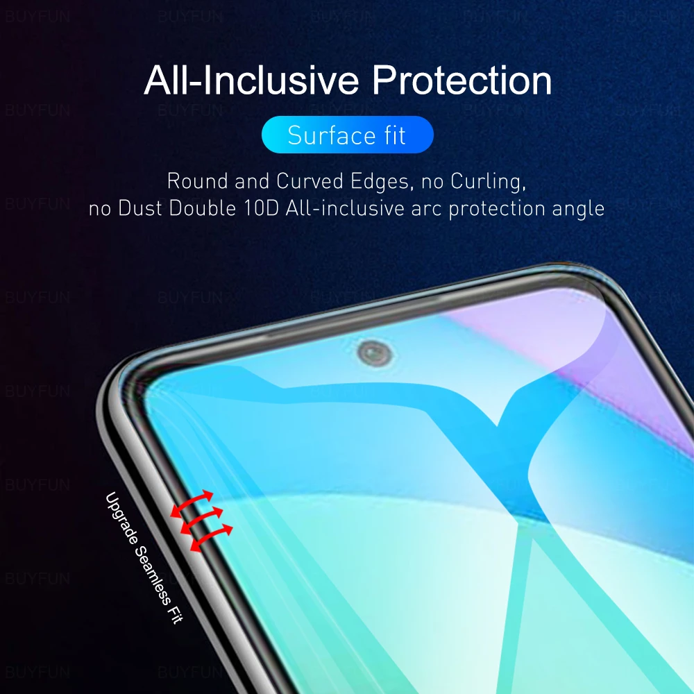 3in1 frente para trás filme de hidrogel para xiaomi redmi 10 lente da câmera película protetora para xiamoi redmi 10 6.5 "protetor de tela não vidro