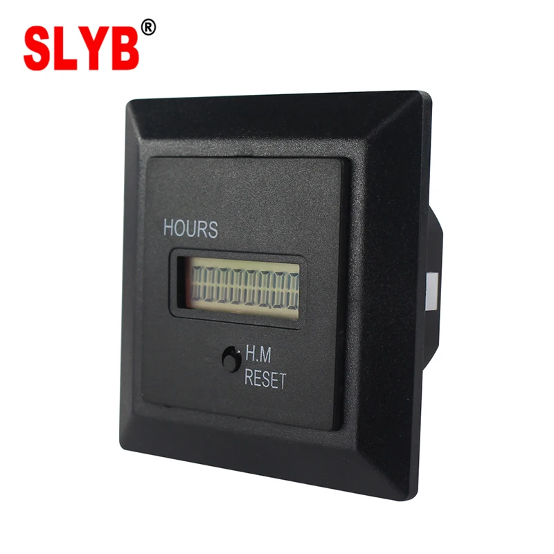 72MM 220V LCD Digital Reset Hour Meter Counter HM-1R 240v 50hz