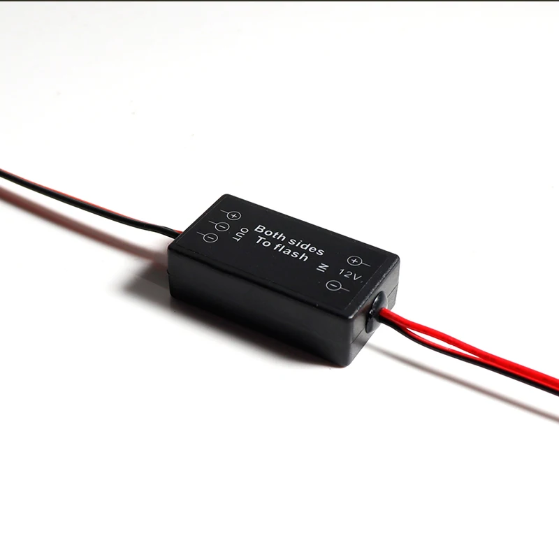 Gtinthebox 1PC 12V Both side To flash Alternating Flashing Strobe Flash Module Box For Car Fog lights, LED DRL, LED Strips, etc