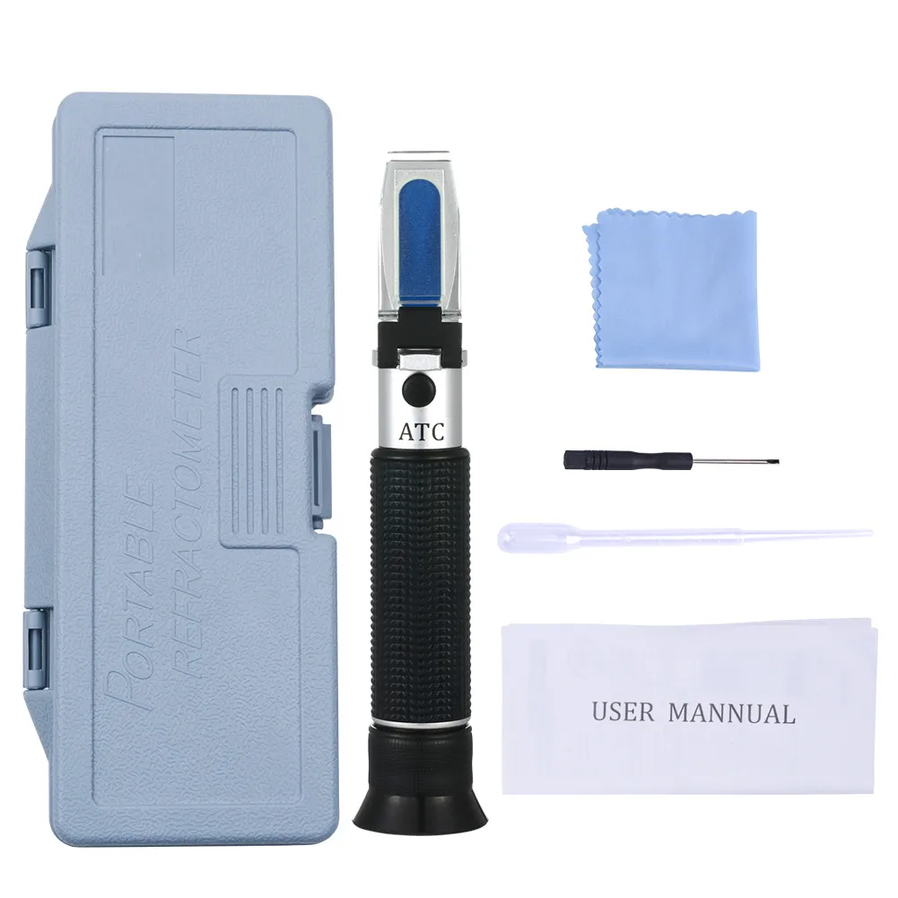 4 in 1 Car Automotive Antifreeze Refractometro Battery Cooling Liquid Water Coolant Hand Held Tester Adblue Glass Refractometer