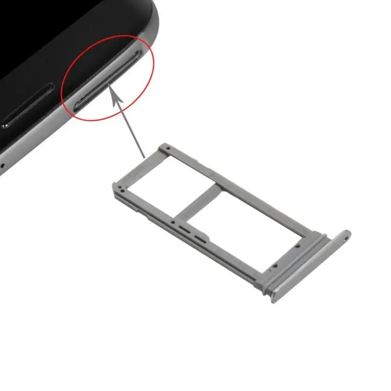 Card Tray Dual Slot Holder Replacement Part for samsung G935