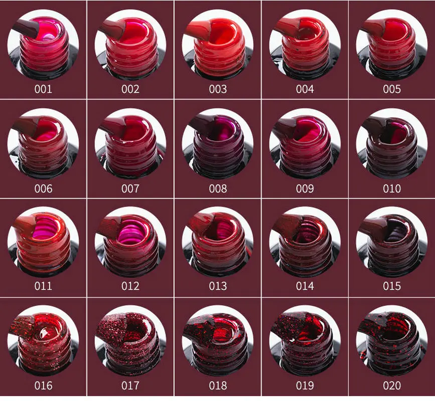 RS NAIL 15ml Gel Nail Polish Red Wine Cat Eye Glitter Gel Varnish Winter Color UV LED Nail Art Gel Lacquer 2021 Top