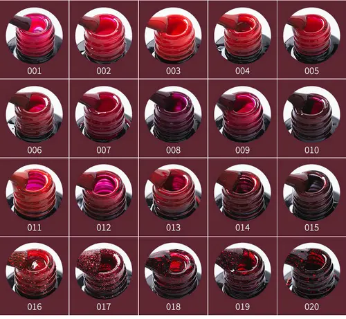 Imagen 2 del producto RS NAIL-esmalte de uñas en Gel, laca de Gel con purpurina, UV LED, Color invierno, Color rojo vino, Ojo de gato, 2021 superior, 15ml