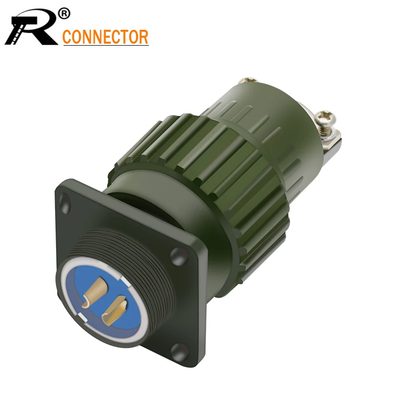 Y2M TJ series 21mm Y21M fast buckle Aviation cable connector plug male & female 2pin 3pin4pin5pin7pin10pin14pin Army green