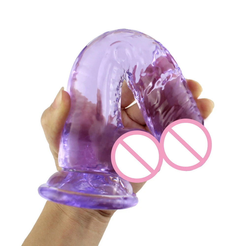 Female Jelly Small Realistic Dildo Strong Suction Cup Big Penis Dick Erotic Goods Sexy Product Sex Toys for Women Adults 18 Shop