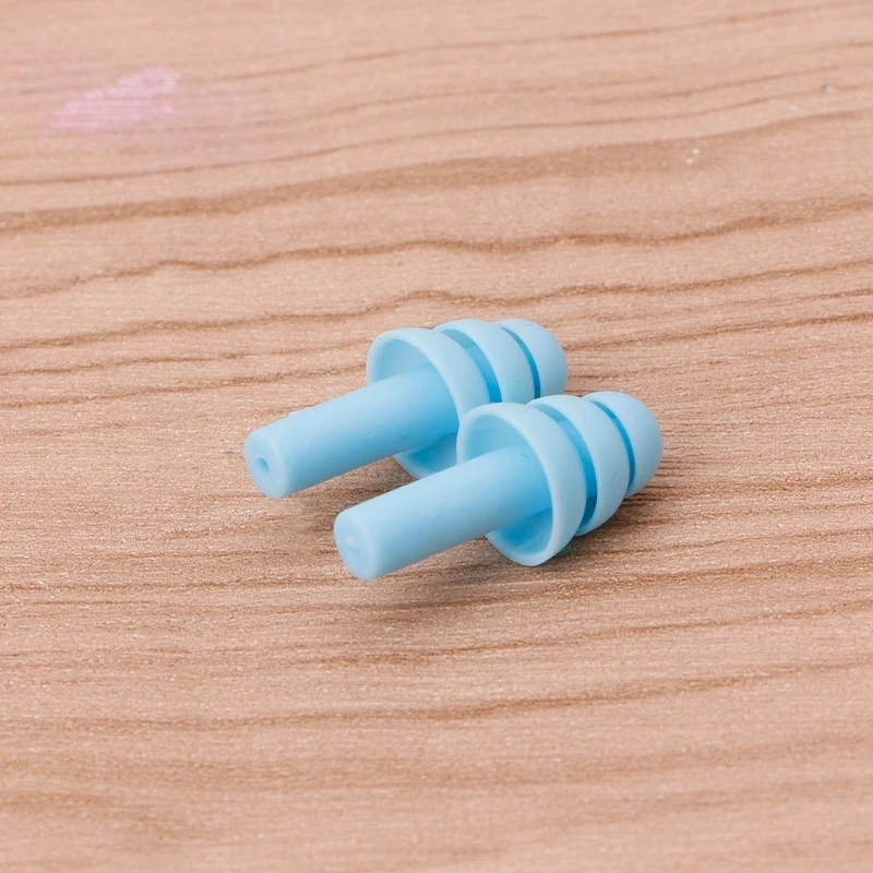 2pcs Silicone Ear Plugs Anti Noise Snore Earplugs Comfortable for study Sleep Au04 21 Dropshipping