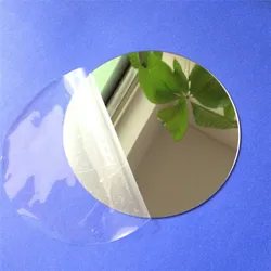 10 adet çapı 100x1mm akrilik duvar aynaları yuvarlak çıkartmalar plastik otel dekoratif Miroir duvar DIY Plak Espejo Decorativos