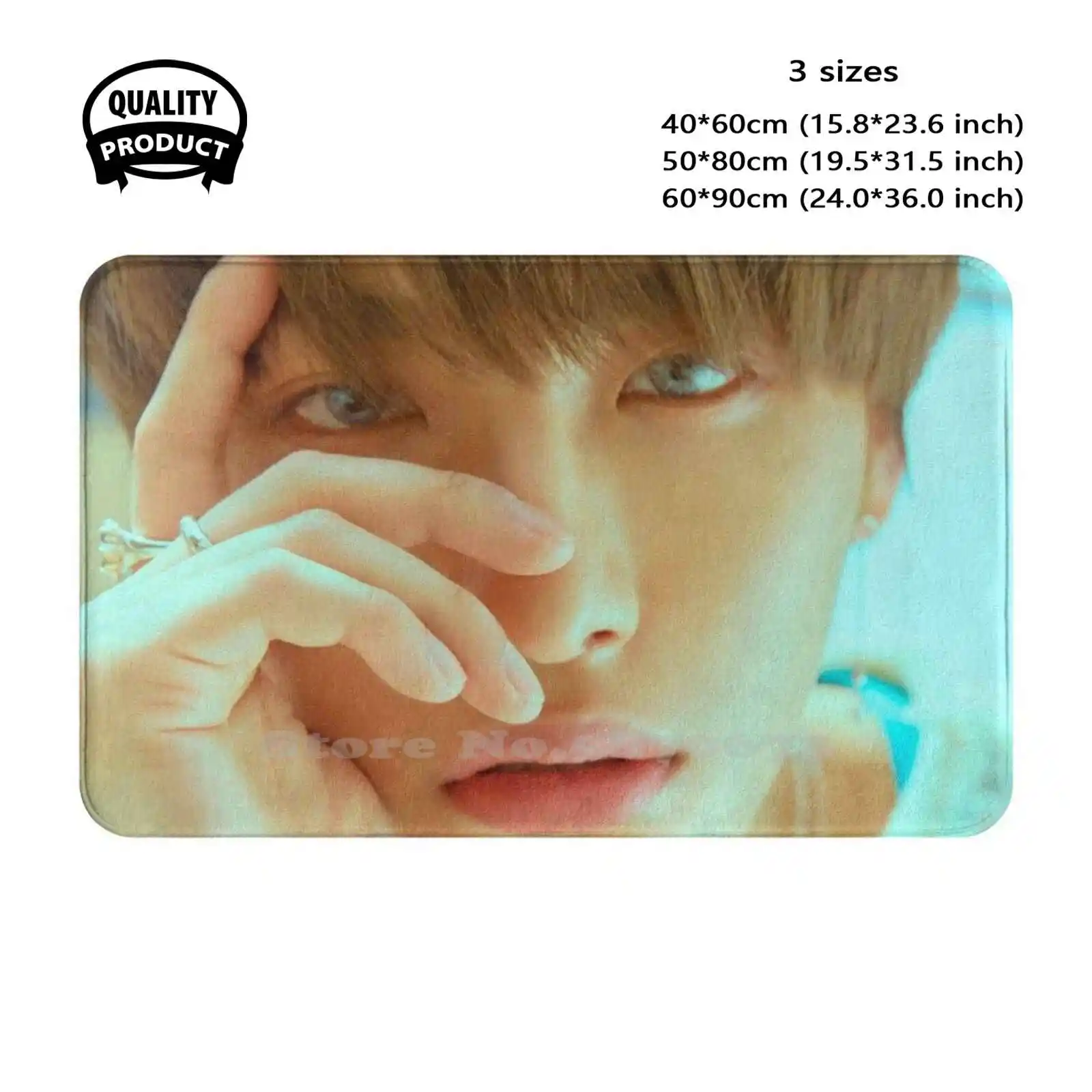 Seongwha Ateez [ Thanxx ] Soft Cushion Home Carpet Door Mat Car Rug Atheist Kpop Ateez Ateez Comeback Athez Inception Athez