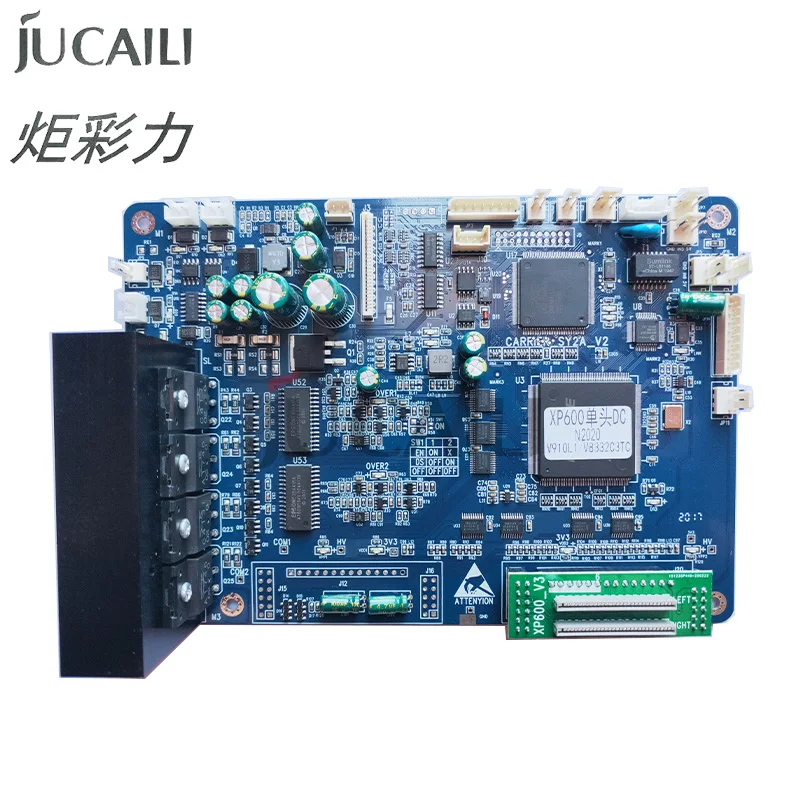 Imagem -05 - Jucaili-placa Principal para Impressora Eco Solvente Única Cabeça Carriage Board Adequado para Epson Xp600 Nova Versão Senyang