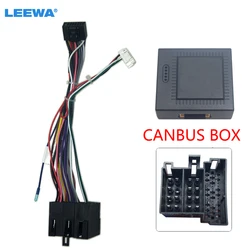 LEEWA Car Audio 16PIN Android Power Cable Adapter With Canbus Box For Lifan X60(2011-2015) Stereo Wiring Harness Plug #CA6495