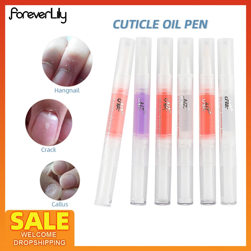 Nutrition Oil Pen for Nail Treatment, Cutícula Revitalizer, Esmalte, Nutre a Pele, Prevenir o Agnail, 3ml