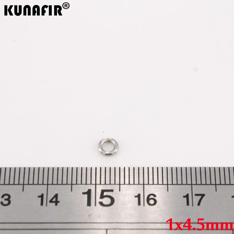 0.9mm-1.2mm drut stalowy stal nierdzewna jump rings 200pcs -1000pcs DIY akcesoria naszyjnik łańcuchy części