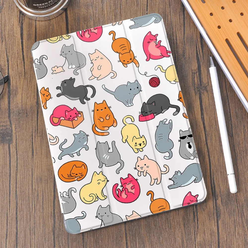 Cartoon Animal Bear For 10.2 Silicone iPad Case Air 4 Pro 10.9 2020 With Pen Holder 7th 8th Generation 12.9 Pro 2018 Mini 4 5