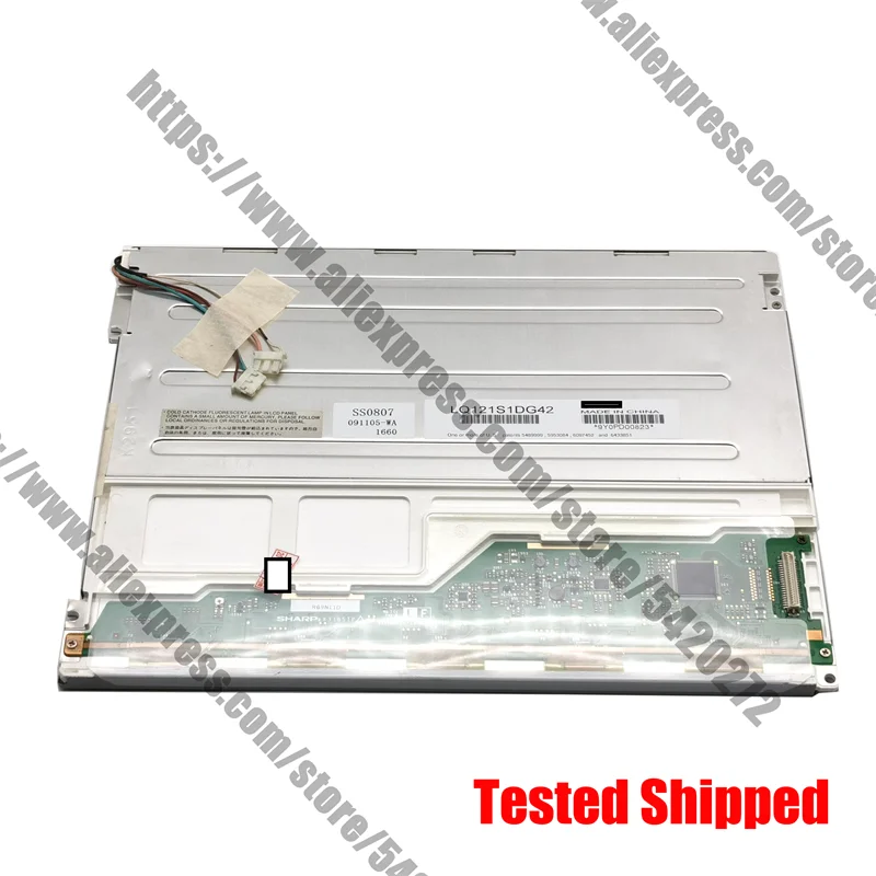 100% Original Test LCD SCREEN LQ121S1DG41 LQ121S1DG42 LQ121S1LG45 LQ121S1LG41 12.1 Inch