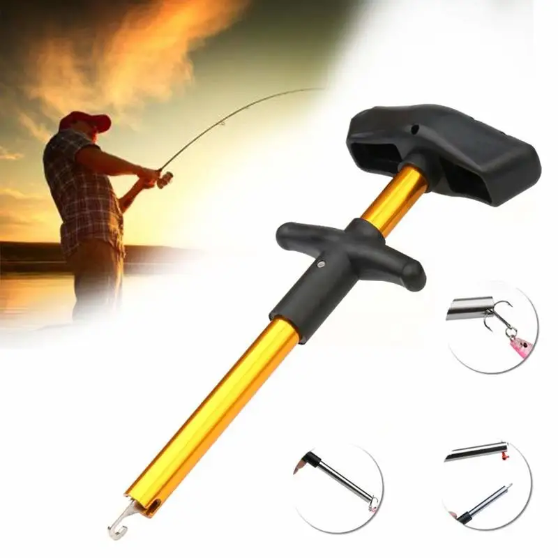 Portable Aluminum Alloy T Type Take Hook Fishing Fishing Supplies Gear Articles Offshore Angling Appliance