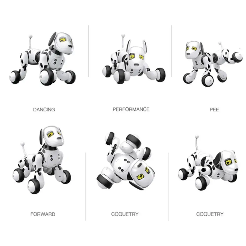 NEW Smart Robot Dog 2.4G Wireless Remote Control Kids Toy Intelligent Talking Robot Dog Toy Interactive Electronic Pet