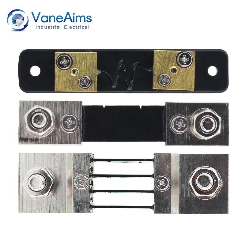 Shunt 10A20A30A50A100A200A300A 75mV FL-2  Digital Voltage Meter DC Analog Ammeter Current Shunt Resistor Manufacturer With Base