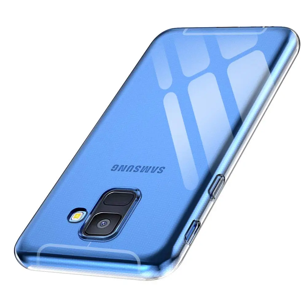 Ultra Thin Transparent TPU for Samsung Galaxy A6 A6Plus A6S 2018 Phone Case Back Cover Clear Silicone Fundas GalaxyA6 Plus Coque