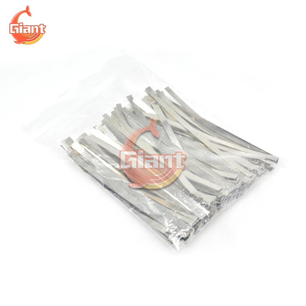 25/82/100mm Nickel Plated Steel Strip Nickel Plate Strap Strip Sheets for 18650 Battery Spot Welding Machine Welder Spot Welders