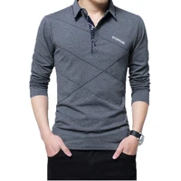 Polo de manga larga para hombre, camisa informal con botones, talla grande 3XL, 4XL, 5XL, otoño