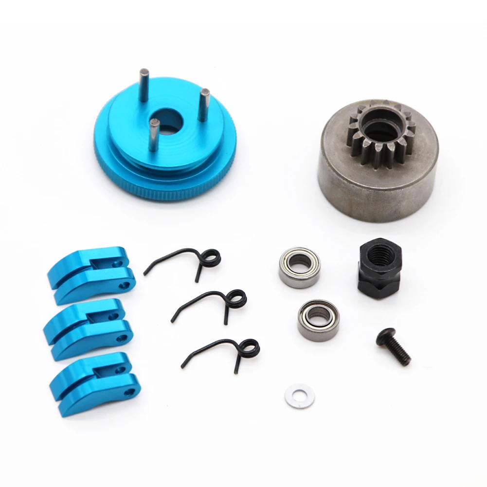 14T RC Clutch Bell for 1/8 RC Model Nitro Car HPI HSP Traxxa Metal Clutch Flywheel Set D10201 RC Car Upgrade Spare