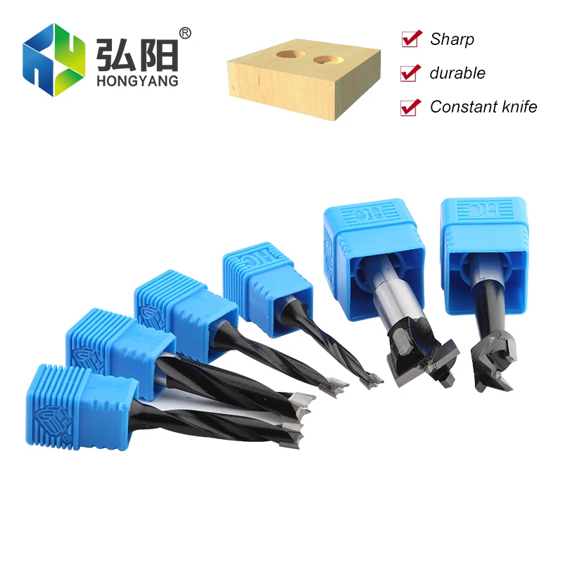 10mm Left/Right Rotary Woodworking Bit Router, Carbide 2 Edge Drill, For Boring Machine Woodworking Hole Opener