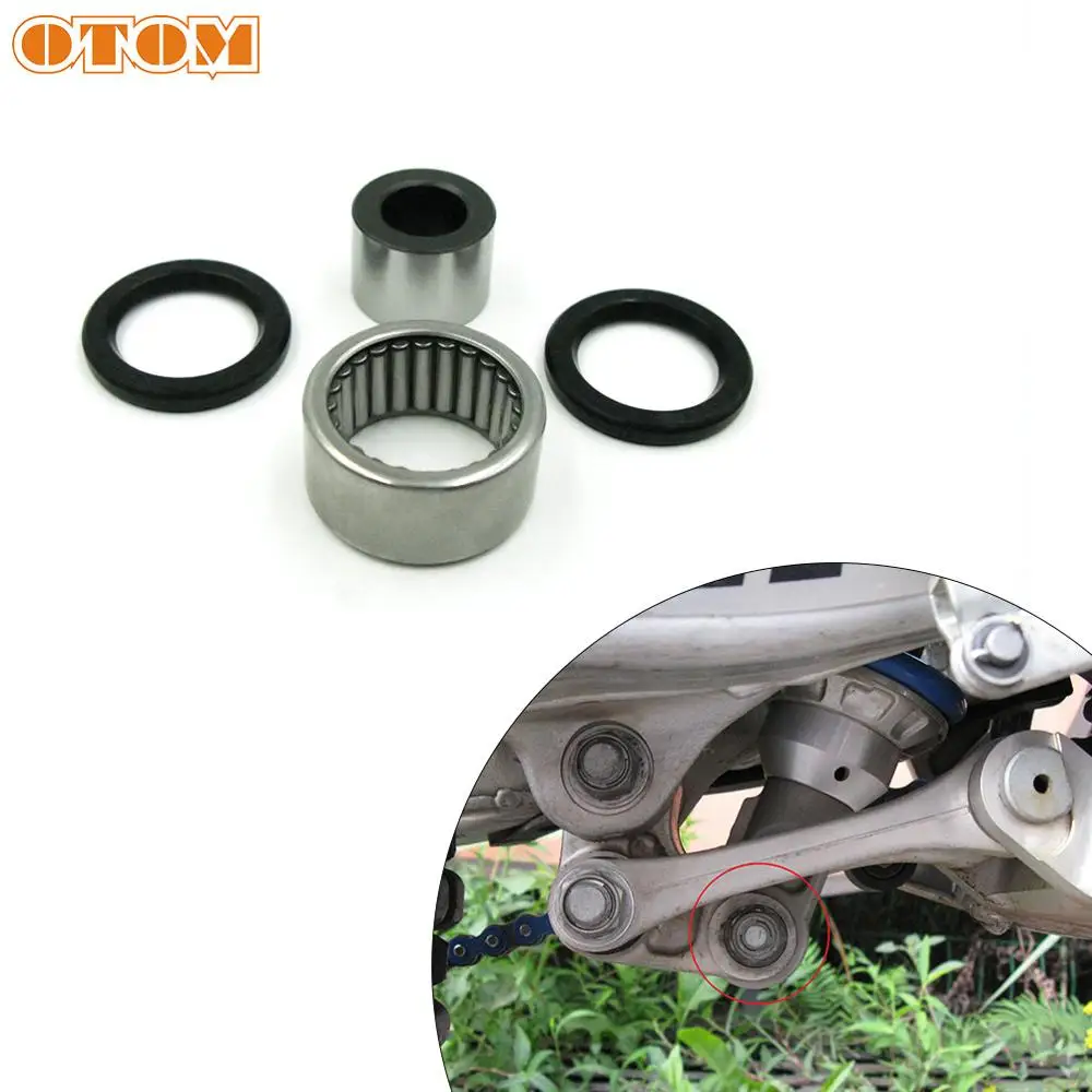 OTOM Motorcycle Rear Shock Lower Rocker Linkage ARM Triangle Lever Maintenance Kit Oil Seal Needle Bearing Sleeve For Yamaha YZF