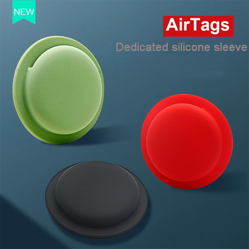 

Силиконовый защитный чехол-локатор для Apple AirTag, клейкий Мягкий защитный чехол для защиты от потери