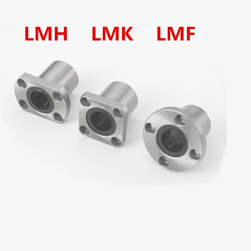 6 мм вал LMF6UU LMK6UU LMH6UU фланцевый подшипник с резиновыми уплотнениями 6x12x19 мм CNC 3D печать