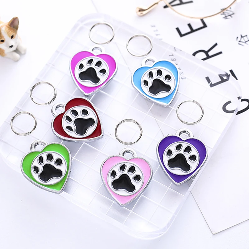 Cat Dog ID Tag Custom Free Engraving Personalized Dog Collar Pet Charm Name Pendant Bone Necklace Collar Puppy