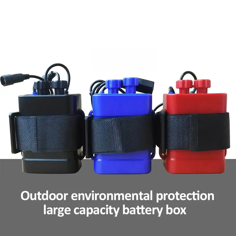 DIY 6x 18650 Battery Holder Case Box Cover Waterproof 12V DC Power Bank 18650 for Bike LED Light Cell Phone Router