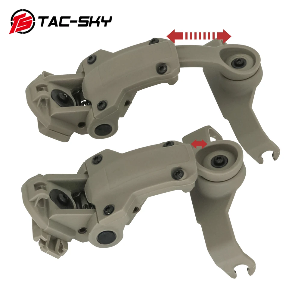 TAC-SKY SORDIN Headset Taktische Helm ARC Track Adapter Outdoor Jagd Schießen Sordin Headset Ersatz Zubehör DE