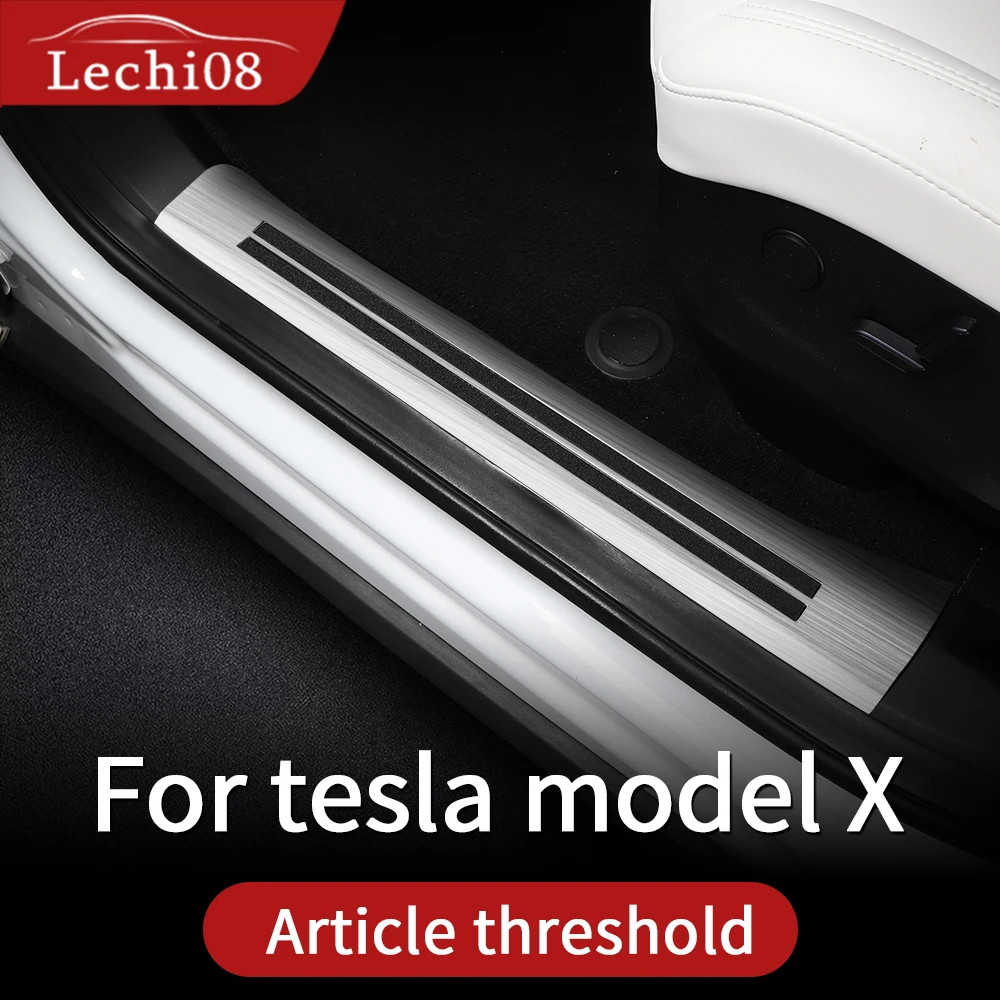 Welcome threshold For tesla model X accessories  tesla 2016-2023+ 2024 model x interior accessories